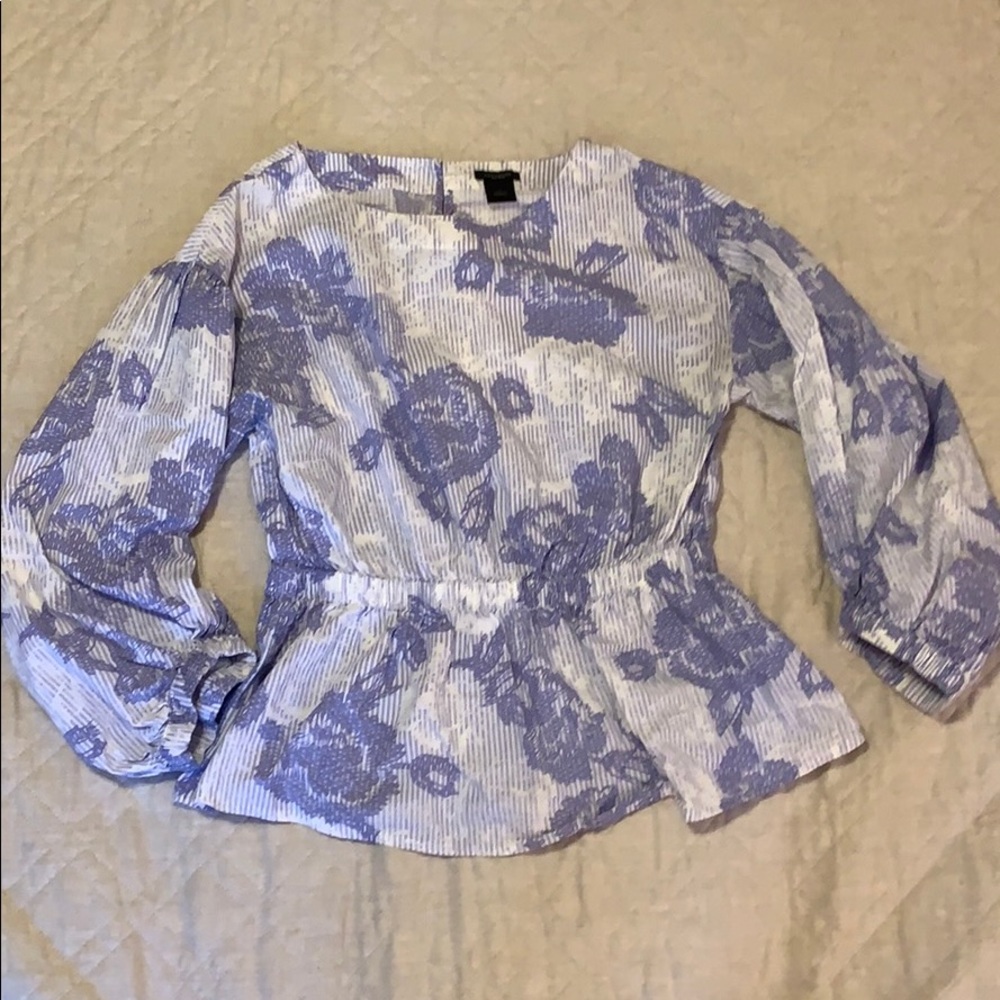 Ann Taylor Peplum Shirt